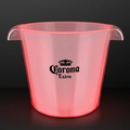 LED Red Light Up Buckets, Fits 6 Cans on Ice - 5 Day